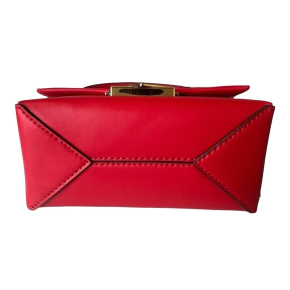 Michael Kors Cece Small Red Faux Leather Convertible Flap Crossbody Bag NWT - Picture 5 of 10
